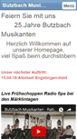 Mobile Screenshot of butzbach-musikanten.de